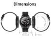 Pilt Ceas Smartwatch Mx5 Negru