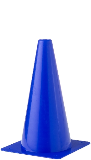 Pilt Plastikust treeningkoonus 30cm - Sinine 