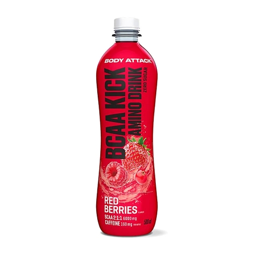 Pilt BCAA KICK Punased marjad - 500 ml Body Attack