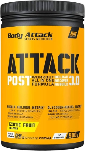 Pilt Post Attack 3.0 - 900g Eksootilised Puuviljad Body Attack