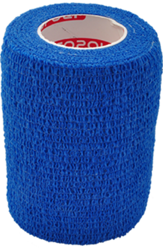 Pilt Isekleepuv elastne side 7,5 cm - Hele sinine