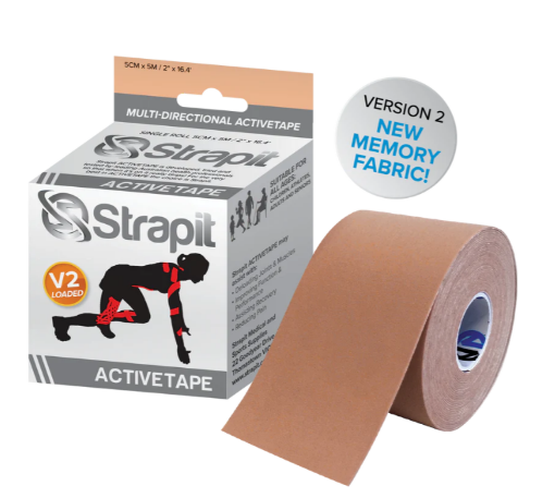 Pilt ACTIVETAPE 5CM x 5M – BEEŽ STRAPIT