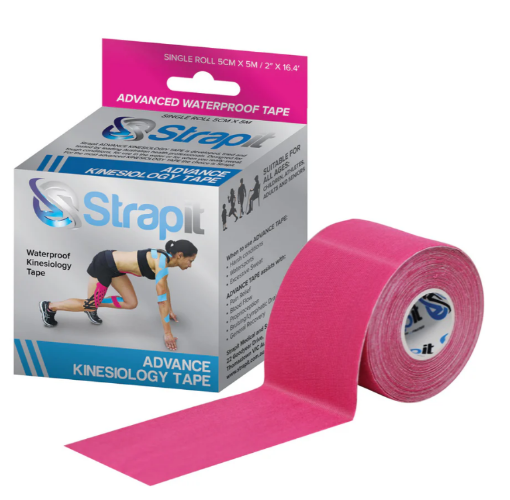 Pilt Kinesioloogiline teip Advance 5cm x 5m Roosa – Strapit