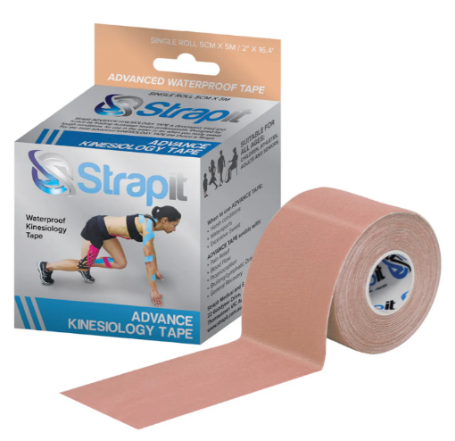Pilt Kinesioloogiline teip Advance 5cm x 5m Beež – Strapit