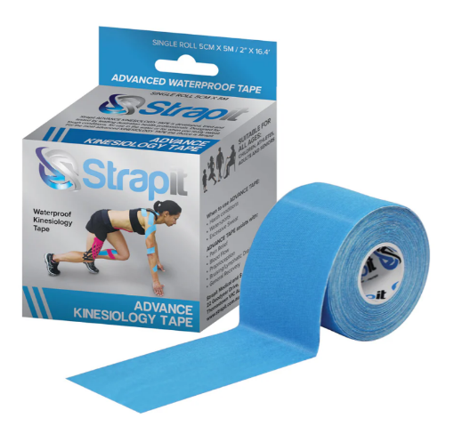 Pilt Kinesioloogiline teip Advance 5cm x 5m Sinine – Strapit
