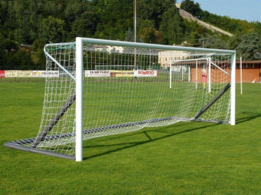 Pilt Poarta Fotbal Aluminiu 6x2 m, model independent cu cadru de sol