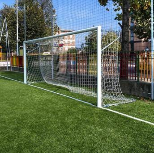 Pilt Poarta Fotbal Aluminiu 5x2 m, cu bara divizata