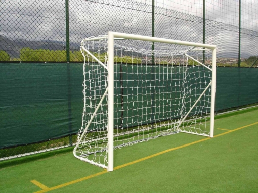 Pilt Poarta Fotbal Oțel 4x2 m, fixa cu mansoane incluse