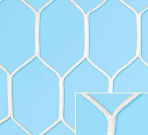 Pilt Plasa Poarta Fotbal Hexagon - 7.5x2.5 m/6mm