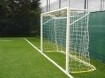 Pilt Poarta futsal otel 3x2 m, montata in manșoane, cu suporturi sudate si lant pentru plasa