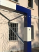 Pilt Poarta handbal fixa 3x2m, aluminiu 80x80mm, cu socluri