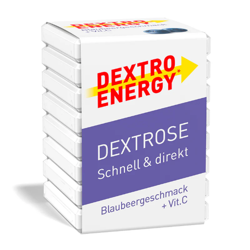 Pilt Dextro Energy Mustikas + C-vitamiin 46g