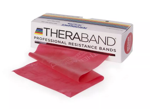 Pilt THERA-BAND® elastne lint Medium - Punane