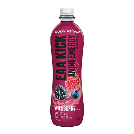 Pilt EAA Kick Amino Wild Berry - 500ml Body Attack