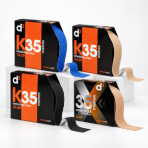 Pilt kategooria d3Tape K35 / X35 – kinesioteip 5 cm x 35 m