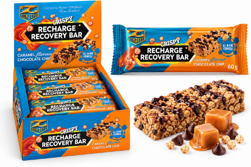 Pilt Recharge Recovery Bar Z-Konzept – 60 g, Caramel Chocolate Chip